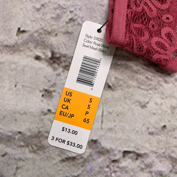 NEW Sam Edelman Swirl Mesh Bikini Panties - Picture 7 of 7